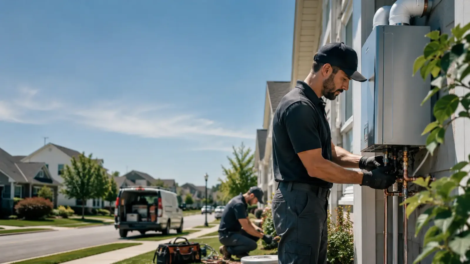 Tankless Water Heater Installation in Telferner, TX